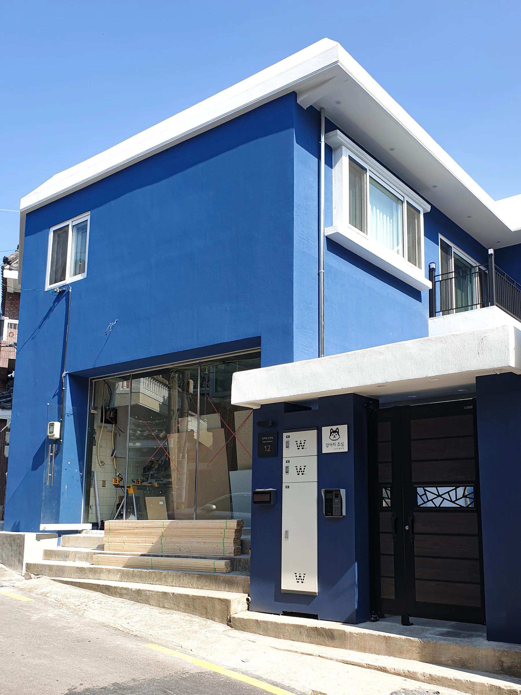 주례 단독주택 외관 시공 모습