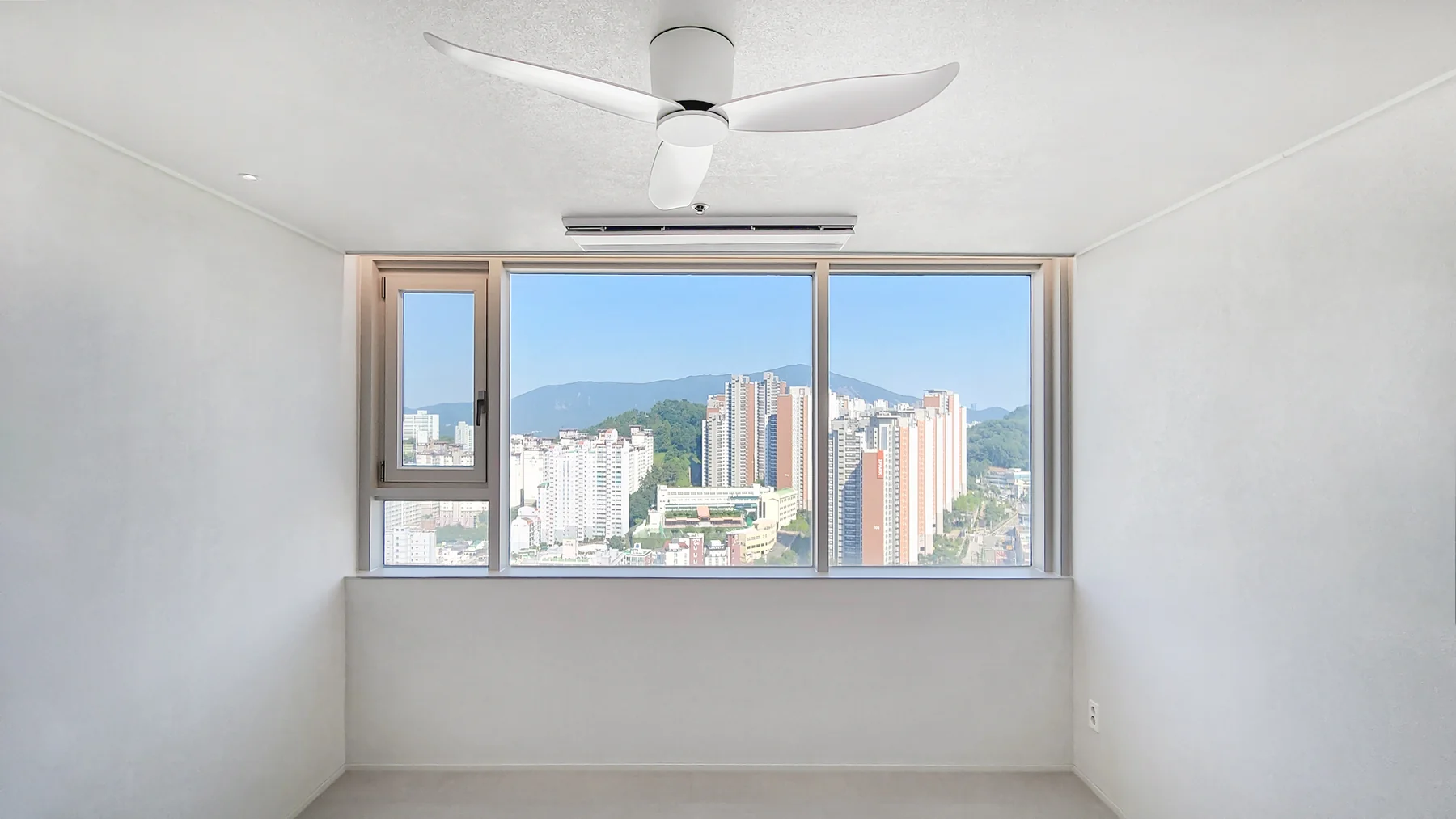 SK허브올리브 침실 시공 모습